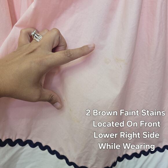 Unique Vintage Dress Womens Medium Pink White Sailor Bow Nautical Lolita Cosplay - Picture 3 of 12